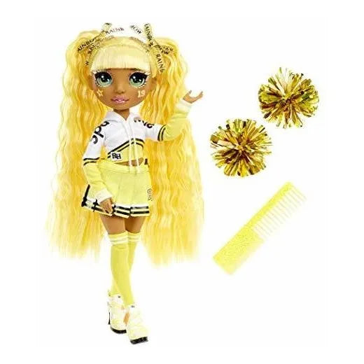 Rainbow High Cheer Sunny Madison Muñeca De Moda Estimula Creatividad Y Amistad