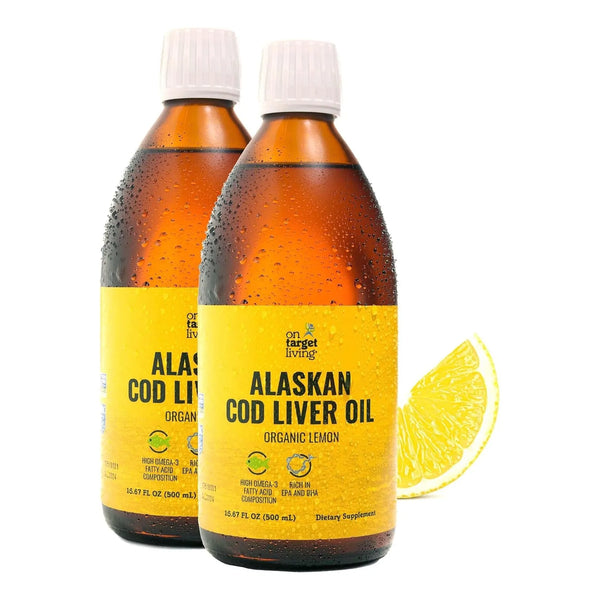 Aceite De Hígado De Bacalao De Alaska Orgánico Limón 500 Ml - Imagen 1