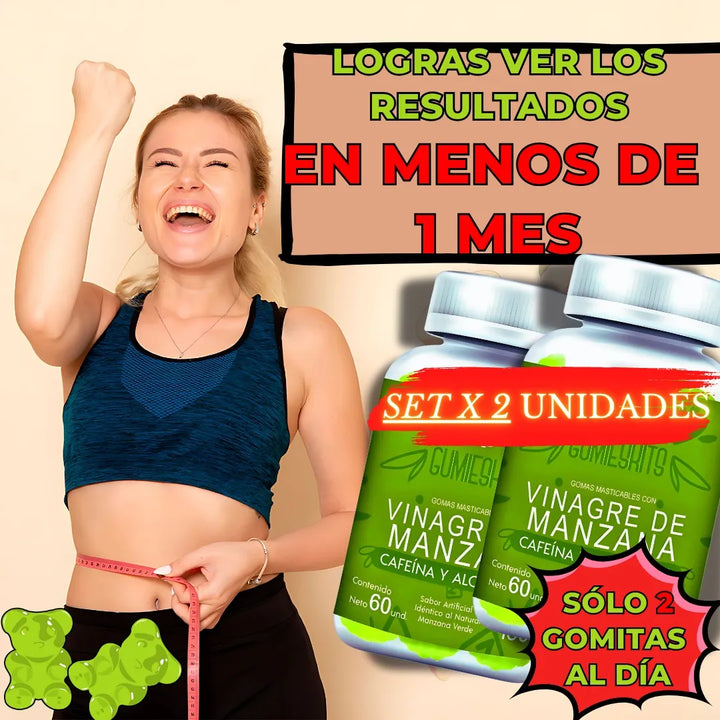 Gomas Adelgazantes Vinagre X2 Limón - Imagen 3