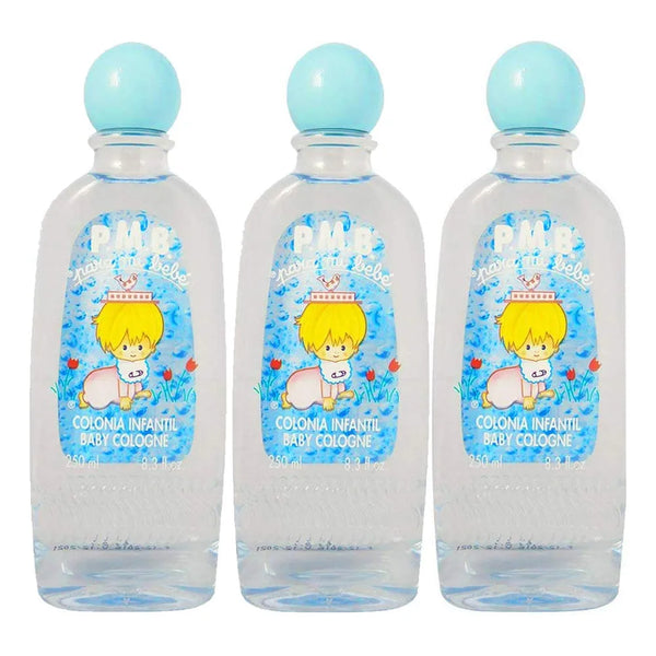 Colonia Spray Para Bebes Boys Pack De 3 Fresca Sin Alcohol Aroma Suave