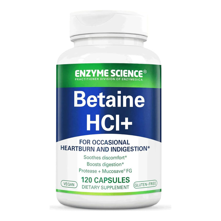 Betaína Hcl 120 Cápsulas Alivio Acidez Estomacal Indigestión - Imagen 1