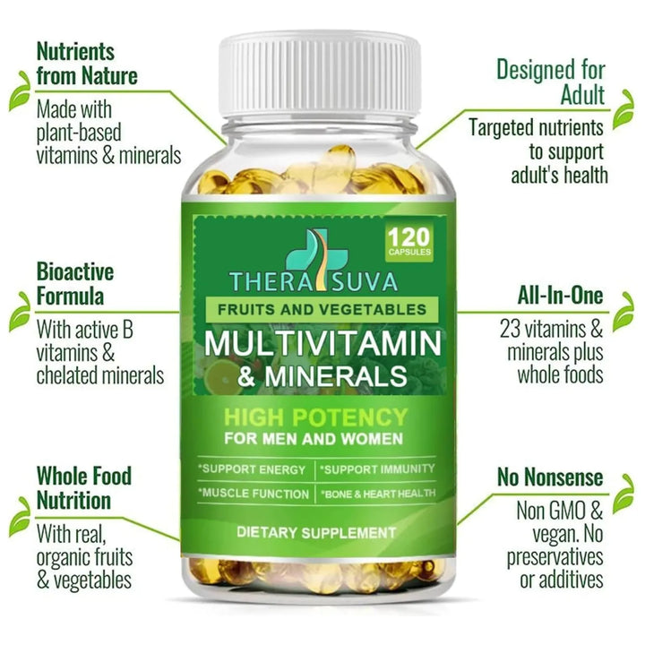 Multivitaminas Minerales Naturales Complejo B Calcio Magnesi - Imagen 2