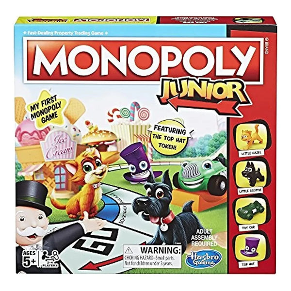Monopoly Junior Juego De Mesa Para Niños A Partir De 5 Años Diversión Y Aprendizaje