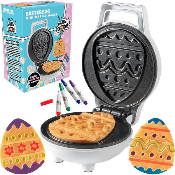 Mini Waflera Huevos Pascua Plancha Decoracion Desayunos Divertidos