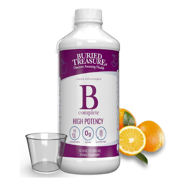 B Complete Líquido Potente Con Vitaminas B Para Estrés Energ - Imagen 1