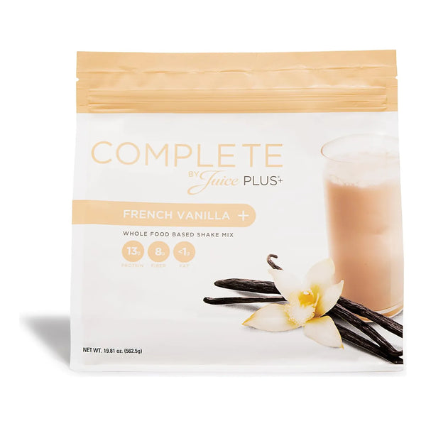 Batido De Vainilla Francesa A Base De Plantas Nutrición Completa En Polvo