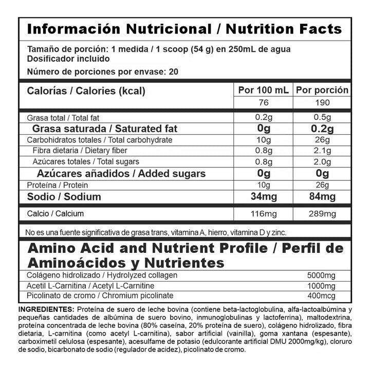 Bipro Lite Proteina Carnitina  - Imagen 2