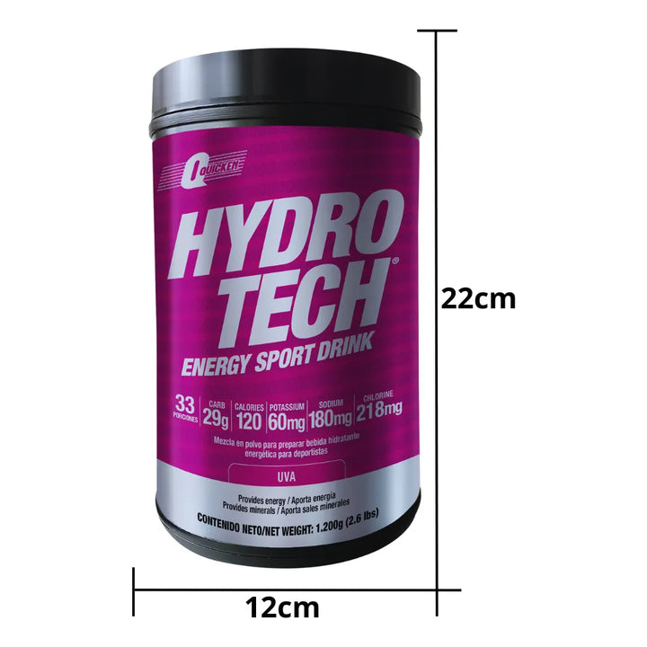 Hidratante Energética Hydrotech 1200g X 5 Shaker Whey - Imagen 6