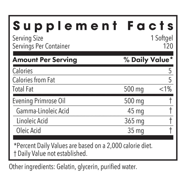 Aceite De Onagra Epo 120 Cápsulas Blandas Para Bienestar Hor - Imagen 3