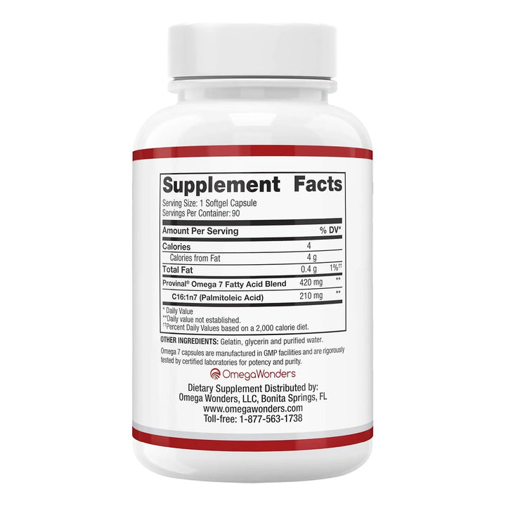 Omega 7 Purificados Para Salud Cardíaca Sin Olor 90 Geles Su - Imagen 2