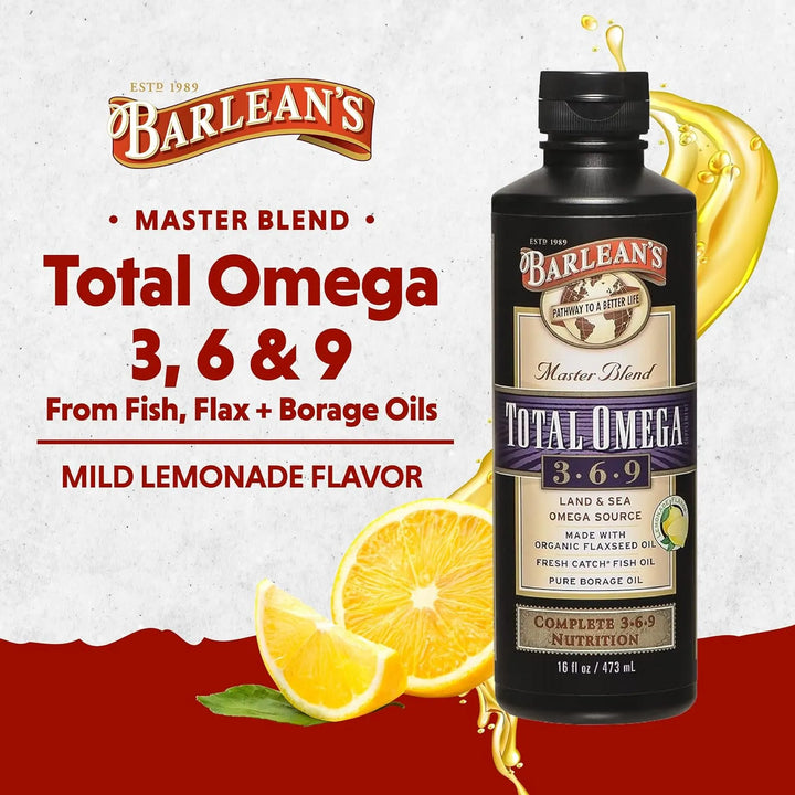 Total Omega 3 6 9 6468 Mg Epa Y Dha Plus Gla Limonada 473 Ml - Imagen 2