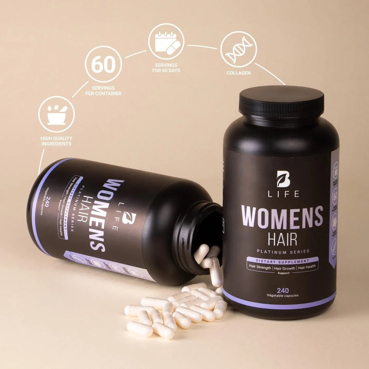 Cápsulas De Crecimiento Capilar Femenino Con Biotina Colágen - Imagen 6