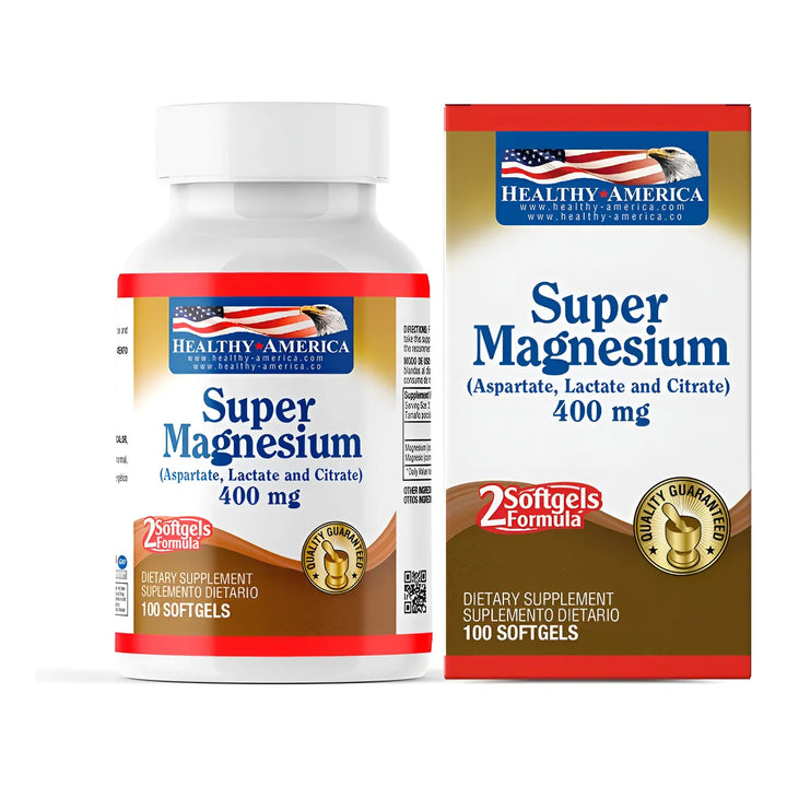Super Magnesio 100 Softgels  Sin Sabor - Imagen 1
