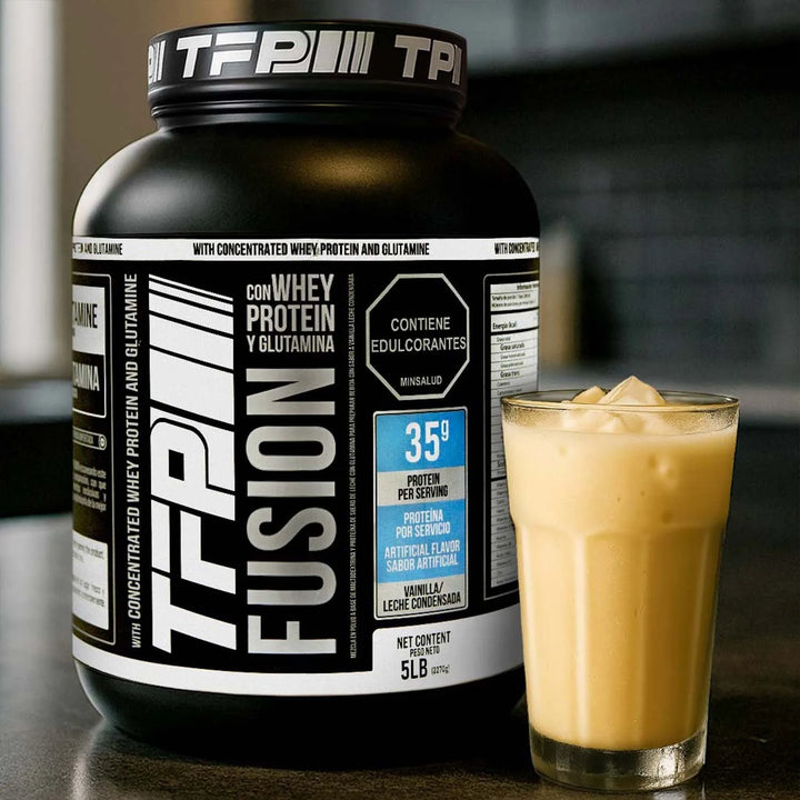 Proteina Tfp Fusion 5 Libras Vainilla/leche Condesada - Imagen 2