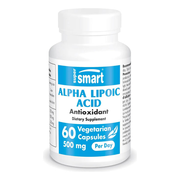 Ácido Alfa Lipoico 500 Mg Antioxidante Universal Alta Potencia 60 Cápsulas Vegetarianas