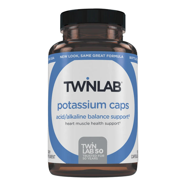 Cápsulas De Potasio 99 Mg Soporte Muscular Cardíaco Y Óseo 180 Cápsulas