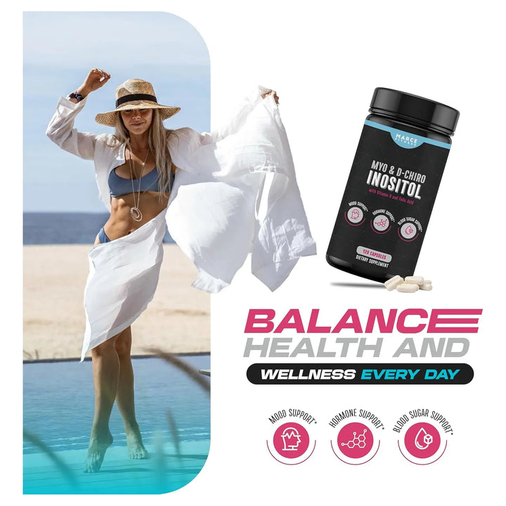 Cápsulas De Inositol Myo Y D-chiro Para Salud Hormonal Y Equ - Imagen 3