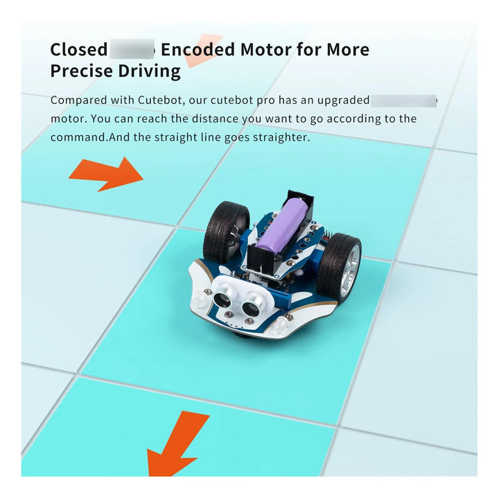 Kit Robot Carro Programable Cutebot Pro Sensores Seguimiento Linea Mic ...