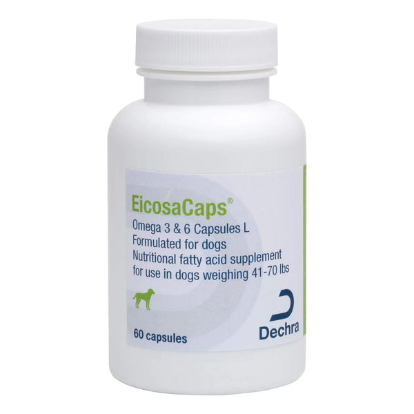 Cápsulas Omega 3 Y 6 Para Perros Eicosacaps 60 Unidades Salud Y Energía