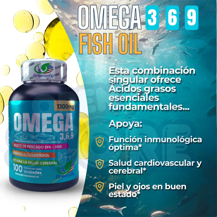 Omega 3, 6 & 9 Epa Dha 1300mg - Imagen 6