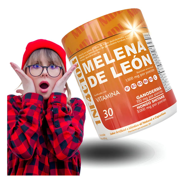 Melena De Leon Polvo Organica Capuchino - Imagen 1