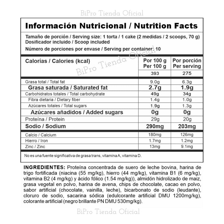 Protein Cake Upn, Torta De Proteína - Imagen 2