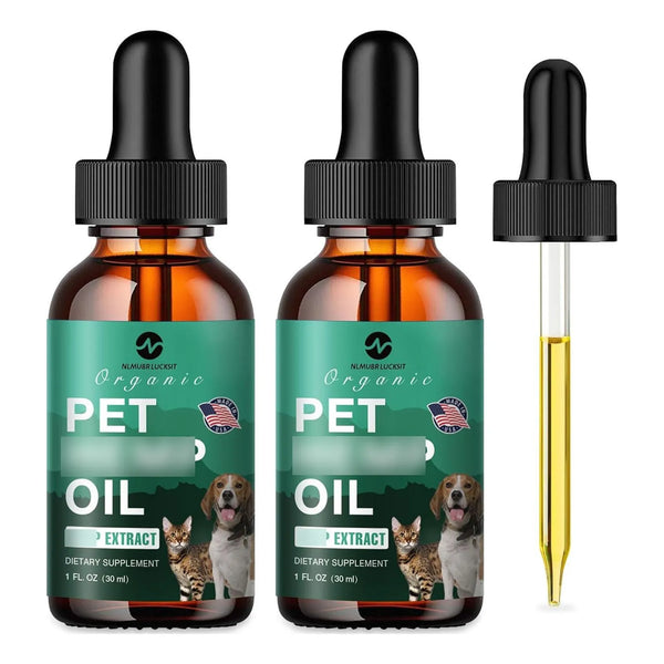 Aceite De Cáñamo Para Perros Y Gatos Paquete Doble Alivia Ansiedad Y Dolor
