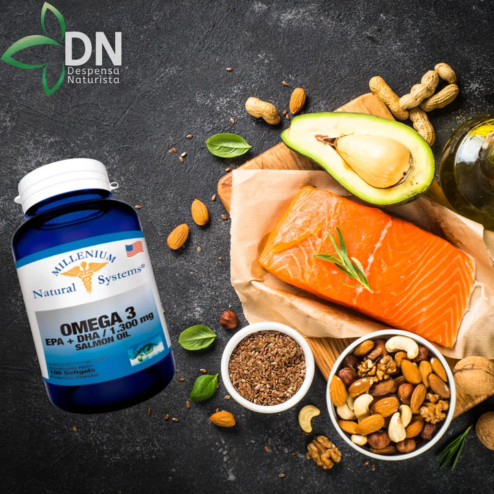 Omega 3 1300 Mg 100sg Natural Systems  - Imagen 3