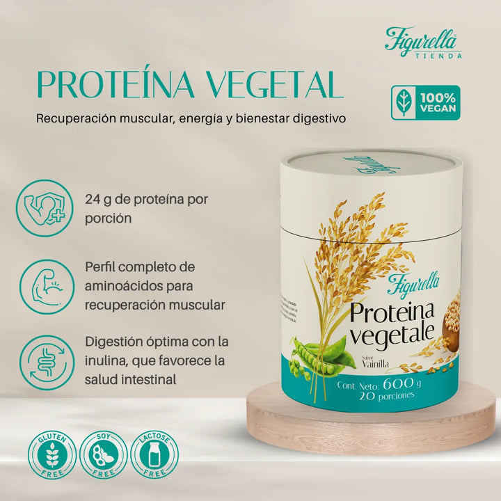 Proteina Vegetal Vainilla 24gr - Imagen 2
