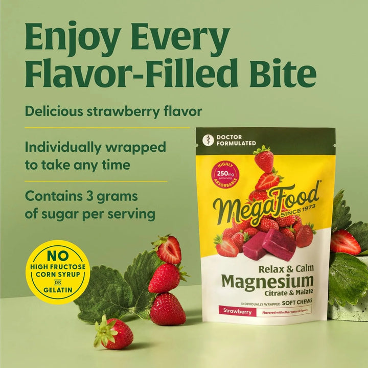 Masticables Relax Calm Magnesio Citrato Malato Salud Corazón - Imagen 5