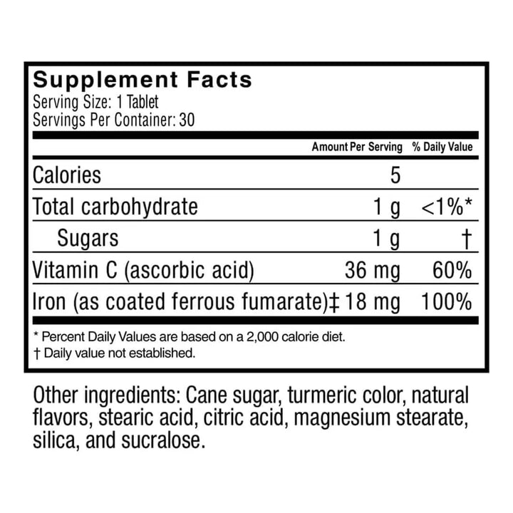 Masticables De Hierro Y Vitamina C Uva 30 Mg 90 Unidades Vit - Imagen 6