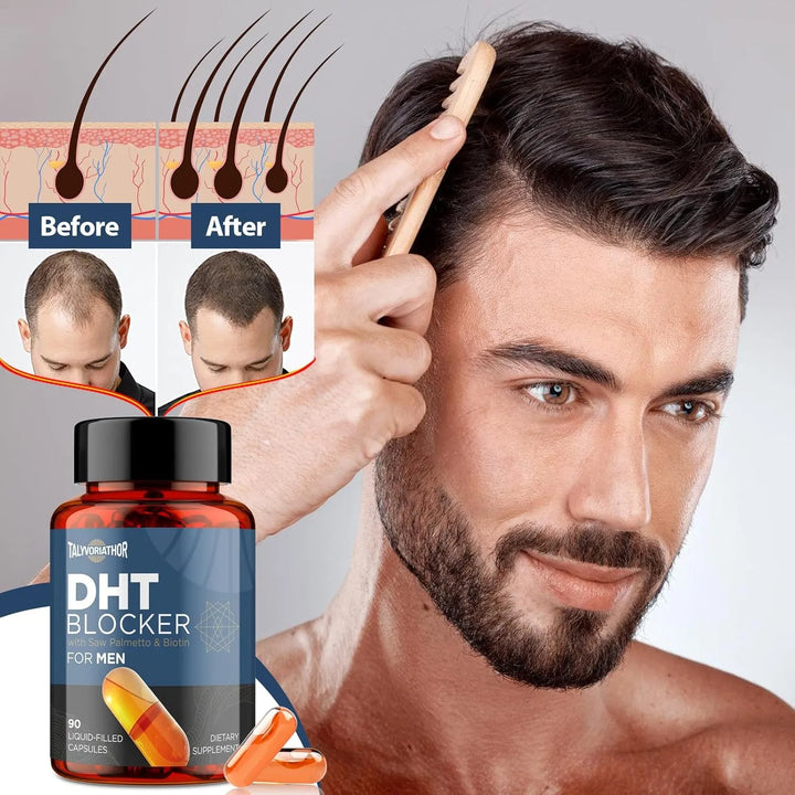 Bloqueador Dht Para Hombres Con Palma Enana Americana Y Biot - Imagen 6