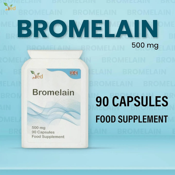 Cápsulas De Bromelina Natural Alta Resistencia 3000 Gdu Gram - Imagen 2