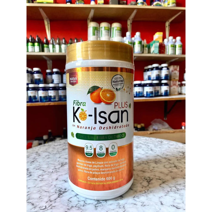 Fibra Kolsan Plus Psyllium 600g Naranja - Imagen 2
