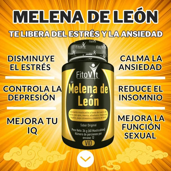 Melena De Leon Vid Fitovit Original - Imagen 4
