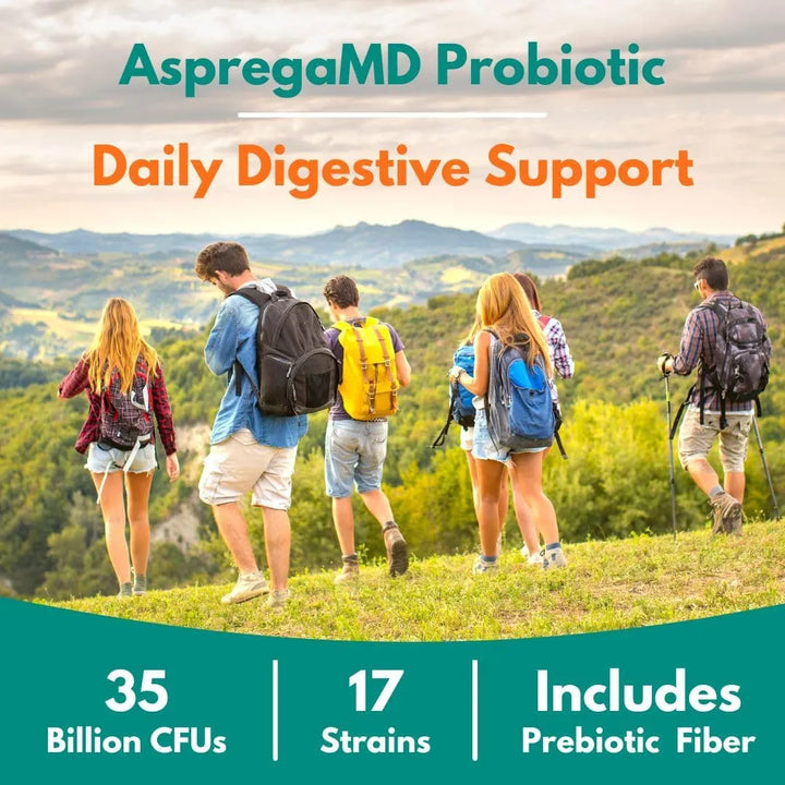 Asprega Probiotic Prebiótico 35 Mil Millones Ufc Para Salud - Imagen 4