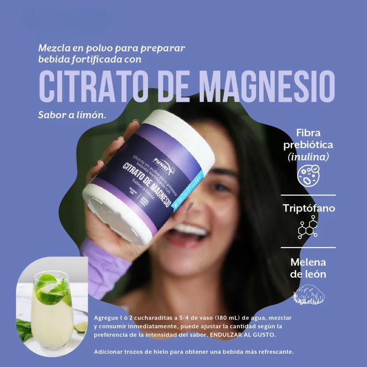 Citrato De Magnesio 240g Funat - Imagen 2