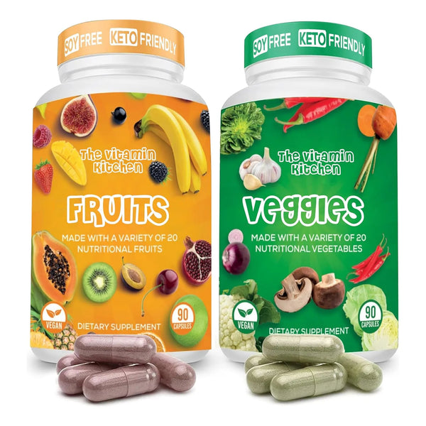 Cápsulas De Superalimentos De Frutas Y Verduras 90 Unidades - Imagen 1