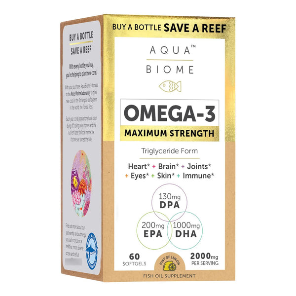Aceite De Pescado Omega 3 Alta Potencia 60 Cápsulas Blandas - Imagen 1
