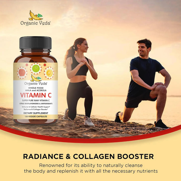 Cápsulas De Vitamina C Orgánica Con Cereza De Acerola Y Baya - Imagen 4