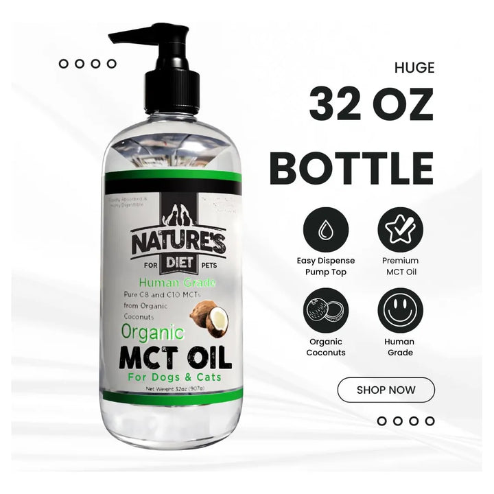 Aceite Mct Orgánico Grado Humano Para Perros Y Gatos 946 Ml - Imagen 3