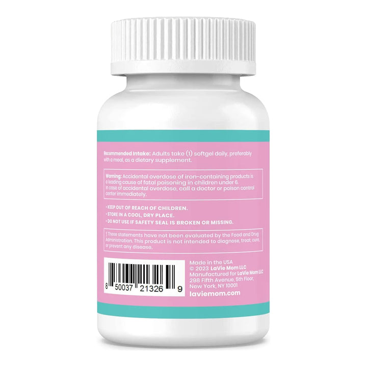 Vitaminas Prenatales Con Jengibre Dha Ácido Fólico Y Hierro - Imagen 7