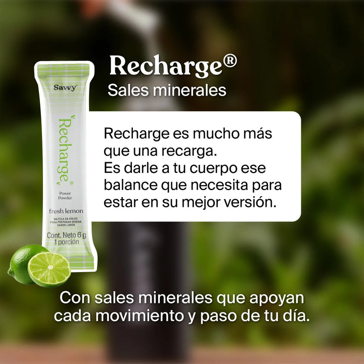 Savvy Recharge Minerales Limon - Imagen 9