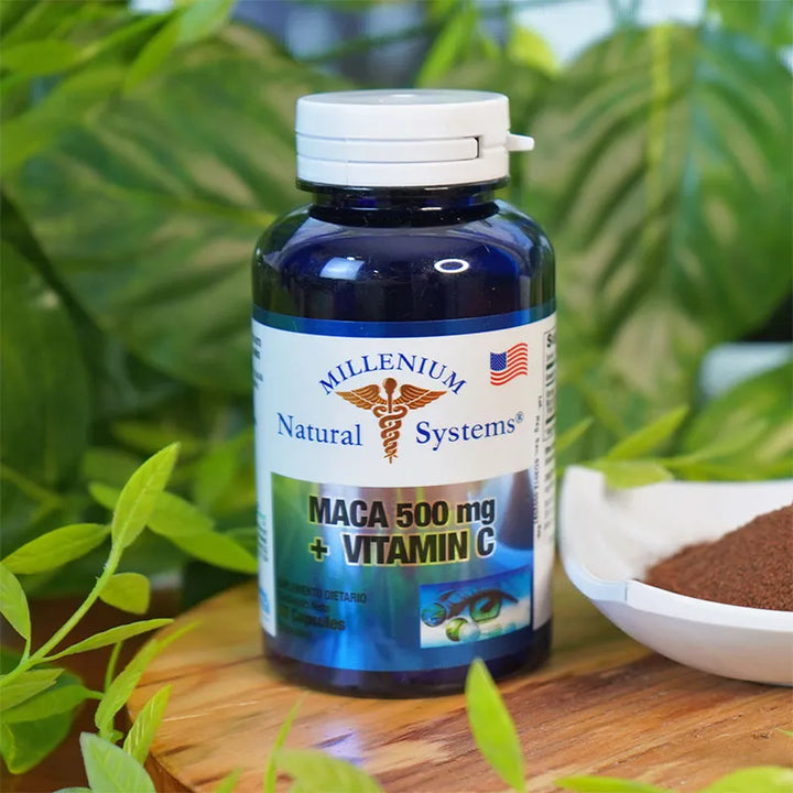 Maca 500mg + Vitamina C 60 Cap - Imagen 4