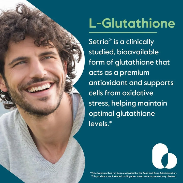L-glutatión 500 Mg Setria 60 Cápsulas Vegetales Alta Calidad - Imagen 3
