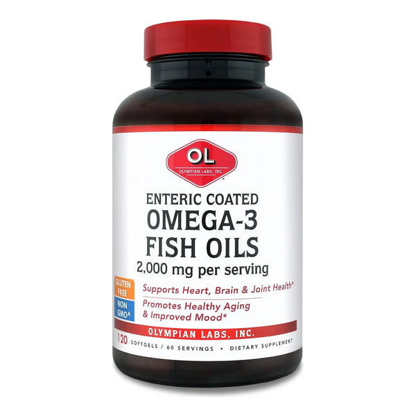 Aceite De Pescado Omega 3 Recubrimiento Enterico 2000 Mg 120 Capsulas Blandas