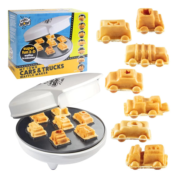 Mini Waflera Autos Y Camiones 7 Formas Divertidas Desayunos Creativos