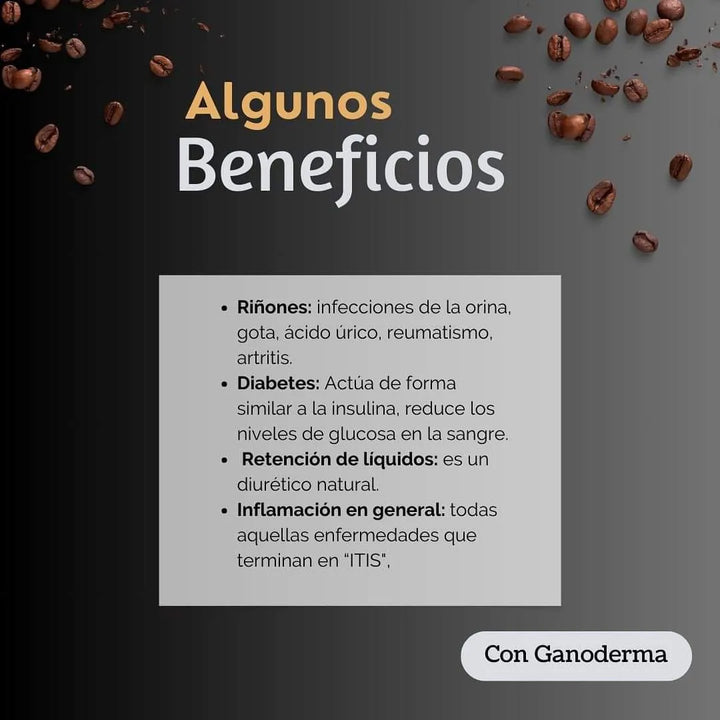 Ganocafé Clásico Tintosinazucar Tinto Negro Sin Azúcar - Imagen 2