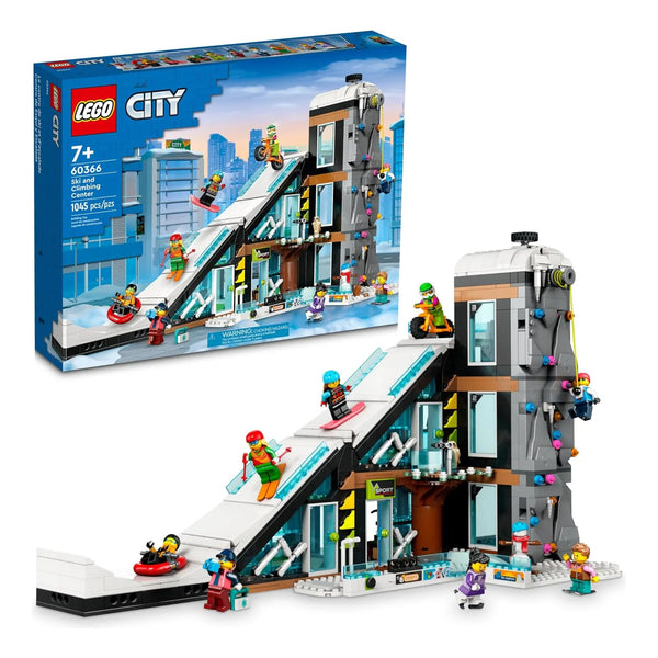 Lego City Centro De Esquí Y Escalada 60366 Juego De Construcción 8 Minifiguras