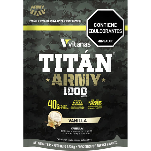 Proteina Titan Army 5lbs - Vitanas- Ganadora De Peso - Imagen 1